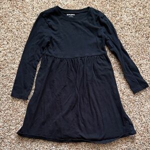 Old Navy Classic Long-sleeve Black Toddler Girls Dress